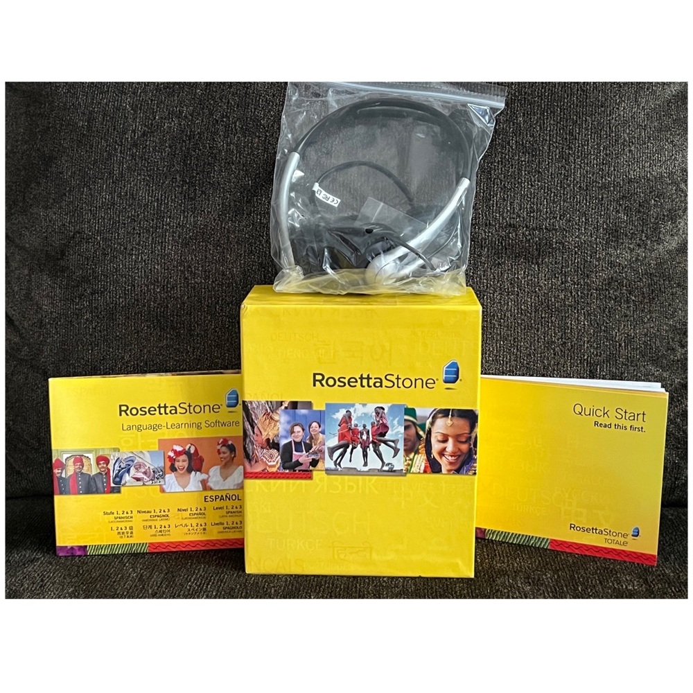Rosetta Stone Spanish Latin American Version 4 -Levels 1-3 Set
